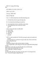 HỆ THỐNG câu hỏi và bài tập vật lí 7