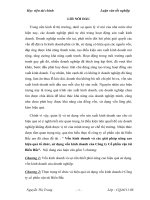 Vốn kinh doanh và các giải pháp nâng cao hiệu quả tổ chức, sử dụng vốn kinh doanh của Công ty Cổ phần vận tải Biển Bắc