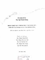 hoàn thiện quy trình thực tập sinh viên chuyên ngành quan ly tài chính công 