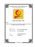 KHẢO SÁT PHÂN TÍCH THIẾT KẾ CHƯƠNG TRÌNH QUẢN LÝ ĐIỂM TRƯỜNG TRUNG HỌC PHỔ THÔNG.