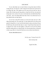 Đánh giá kết quả thực hiện đề án nông thôn mới từ năm 2010-2015 của phường tây tựu quận bắc từ liêm thành phố hà nội