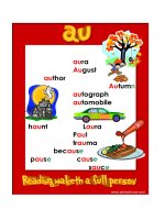 au phonics poster 