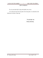 Giải pháp nâng cao hiệu quả sử dụng vốn lưu động tại Công ty Cổ phần Bảo trì Lò Việt Nam