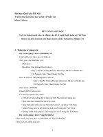 ĐỀ CưƠNG MÔN HỌC Lịch sử chống ngoại xâm và những vấn đề về nghệ thuật quân sự Việt Nam