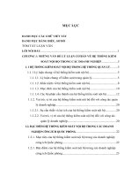 Hoàn thiện hệ thống kiểm soát nội bộ tại Công ty Trắc địa Bản đồ - Cục Bản đồ - Bộ Quốc phòng