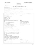 GIÁO ÁN TẬP LÀM VĂN LỚP 4 HỌC KÌ 1