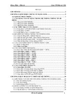 Nghiên cứu mạng thông tin di động GSM và một số công tác tối ưu hóa hệ thống