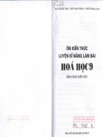 ôn luyện kiens thức kỹ năng làm bài thi hóa học