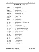 Giải pháp nâng cao hiệu quả sử dụng vốn kinh doanh tại Công ty CP VITAL