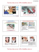 các kỹ thuật lấy mẫu máu