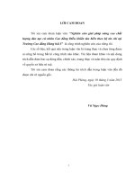 Nghiên cứu giải pháp nâng cao chất lượng đào tạo cử nhân cao đẳng điều khiển tàu biển theo hệ tín chỉ tại trường cao đẳng hàng hải i 