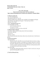 ĐỀ CưƠNG MÔN HỌC Một số vấn đề tƣ tƣởng văn hoá Việt Nam cận hiện đại