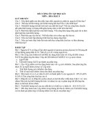 ĐỀ CƯƠNG ôn tập học kì II hóa 8