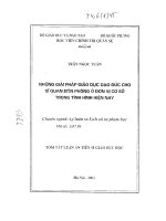 Những giải pháp giáo dục đạo đức cho sĩ quan biên phòng ở đơn vị cơ sở trong tình hình hiện nay 