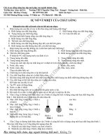 tài liệu dạy kèm: bài tập phần sự nở vì nhiệt của các chất, ứng dụng , nhiệt kế nhiệt giai vật lí 6