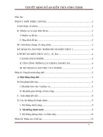 đồ án kiến trúc công trình xây dựng