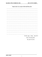 Thiết kế hệ thống điều khiển đèn giao thông tại ngã tư theo thời gian thực sử dụng  PLC  S7 – 200