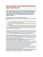 Đại từ quan hệ và các dạng bài tập thường gặp trong tiếng anh