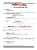 lý thuyết và bài tập bồi dưỡng học sinh giỏi phần cơ học