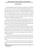 Thiết kế môn học kỹ THUẬT NGHIỆP vụ NGOẠI THƯƠNG 