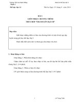 Giáo án thể dục lớp 3 vnen