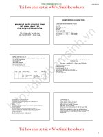 KHÁM VÀ PHÂN LOẠI SƠ SINH MÔ HÌNH BỆNH TẬT GIAI ĐOẠN SƠ SINH SỚM