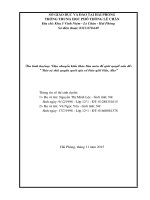 Vận chuyển kiến thúc liên môn để giải quyết vấn đề bảo vệ chủ quyền quốc gia về biên giới biển, đảo 