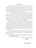 Đánh giá hiện trạng nước thải làng nghề giết mổ trâu, bò phúc lâm bắc giang và đề xuất các biện pháp xử lý nước thải