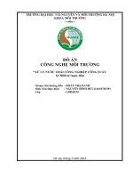 XỬ lý nước THẢI CÔNG NGHIỆP CÔNG SUẤT q= 5000 m3 ngày đêm 