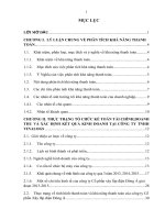 PHÂN TÍCH KHẢ NĂNG THANH TOÁN tại CÔNG TY cổ PHẦN xây lắp điện ĐÔNG á 