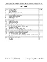 Một số biện pháp phát triển ngôn ngữ cho trẻ trường Mầm non Họa mi