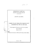 Nghiên cứu quy trình công nghệ sản xuất oleresin hạt tiêu tại việt nam 
