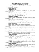 giáo án chủ đề trường mầm non