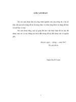 Đánh giá hiệu quả sử dụng đất nông nghiệp trên địa bàn xã thái sơn, huyện kinh môn, tỉnh hải dương