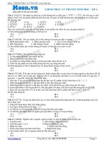 chinh phục lý thuyết sinh học 7 đè 6