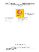 Báo cáo thực tập tốt nghiệp điện: CÔNG TY CỔ PHẦN KHOA HỌC VÀ CÔNG NGHỆ VIỆT NAM