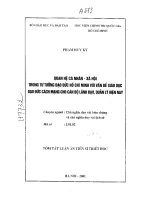 Quan hệ cá nhân xã hội trong tư tưởng đạo đức hồ chí minh với vấn đề giáo dục đạo đức cách mạng 