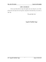 Các giải pháp chủ yếu nhằm tăng cường quản trị vốn lưu động tại công ty cổ phần thương mại Rồng Vàng Minh Ngọc