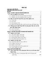 Luận án tiến sỹ: Kỹ năng giao tiếp của cán bộ giao dịch Ngân hàng