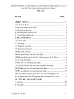 Một số biện pháp chỉ đạo nâng cao chất lượng đồ dùng dạy học tự tạo ởcác khối lớp trong trường mầm non Eatung.