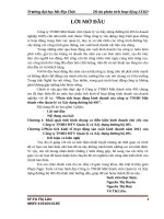 Phân tích hoạt động kinh doanh của công ty TNHH một thành viên quản lý và xây dựng đường bộ 495