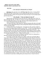 CÂU CHUYỆN TÌNH HUỐNG sư PHẠM(THCS TGT)