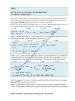 kỹ thuật tư duy giải các bài tập hóc học bằng định luật bảo toàn