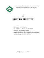 BÁO cáo THỰC tập tại công ty cổ phần dịch vụ vận tải đường sắt