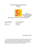 BÁO CÁO  THỰC TẬP TỐT NGHIỆP NGÀNH CÔNG NGHỆ KỸ THUẬT ĐIỆN ĐƠN VỊ THỰC TẬP: CÔNG TY CỔ PHẦN LILAMA 692