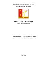 Phân tích và đề xuất biện pháp cải thiện tình hình tài chính tại công ty cổ phần nhiệt điện hải phòng 