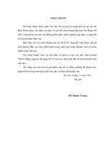 Tổ chức dạy học chuyên đề tích hợp âm THANH ở trường THCS 