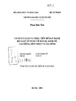 Cơ sở lý luận và thực tiễn để ban hành bộ luật tố tụng về dân sự kinh tế lao động hôn nhân và gia đình 