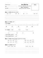 Đề + Đáp án môn Toán 2 (13-14) KS HKI