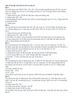 MỘT SỐ BÀI TẬP TOÁN HÌNH ÔN THI VÀO LỚP 10